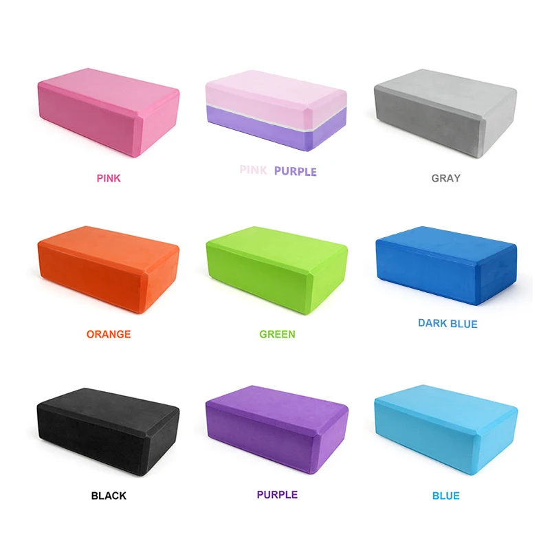 Pilates Yoga Home Workout - EVA Foam Yoga Block Props Brick