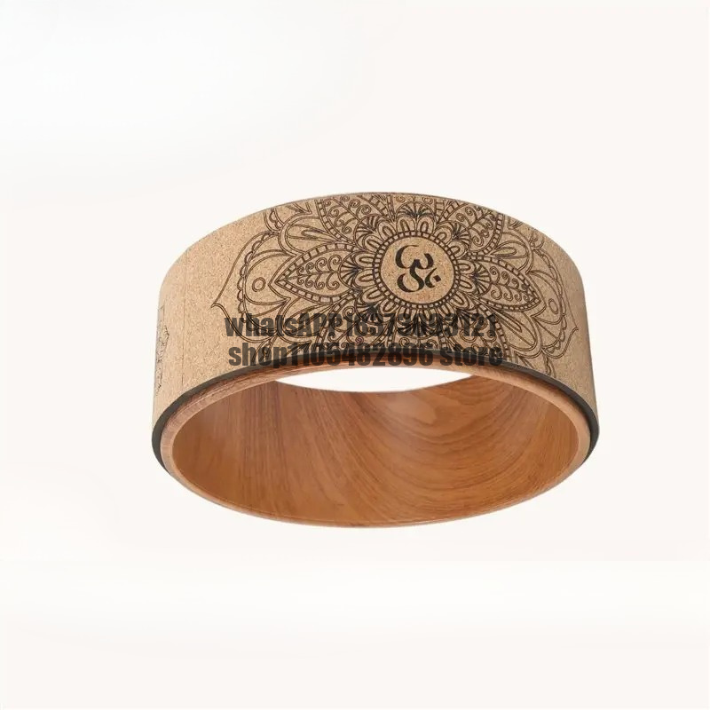 Yoga Wheel Dharma - Budget-Friendly Cork Yoga Wheel For Yoga