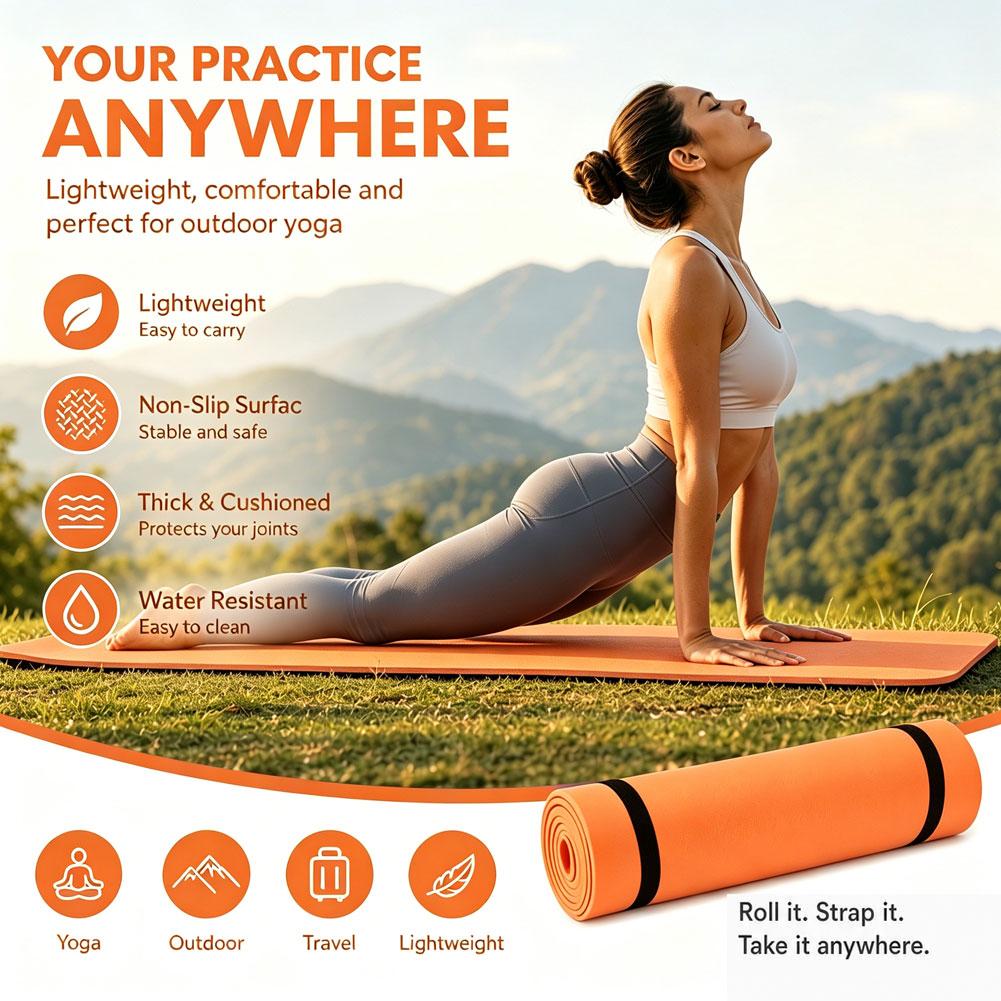 180x50cm Yoga Mats Anti-slip S - Pilates Yoga Mat review and price