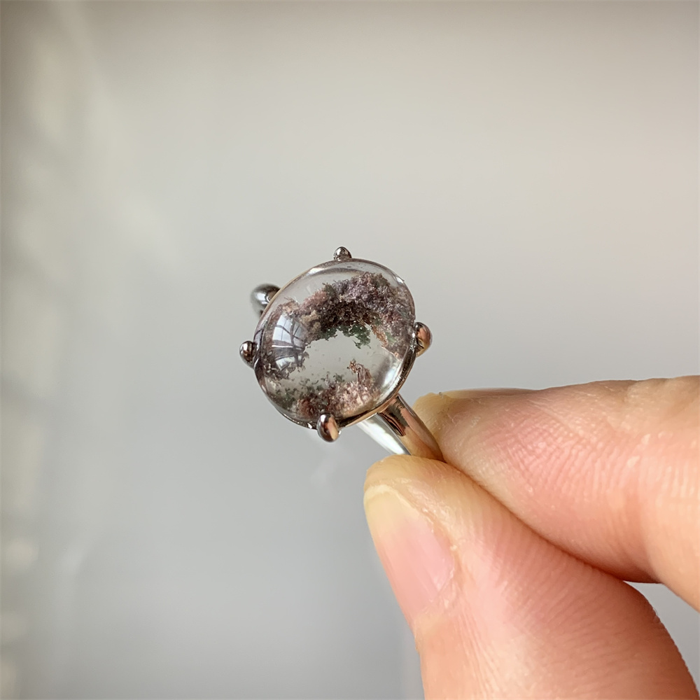 Natural Lodolite Quartz Women  - Pilates Ring Magic review and price