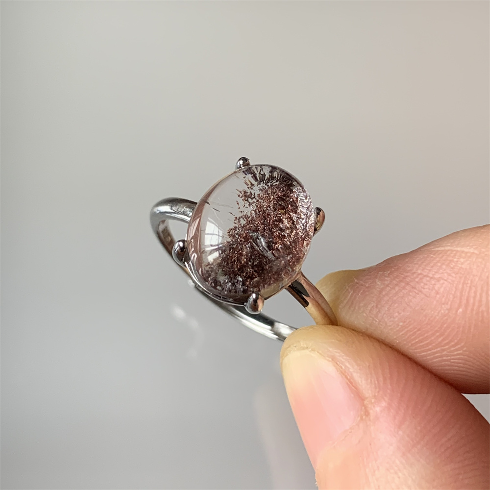 Natural Lodolite Quartz Women  - Pilates Ring Magic review and price