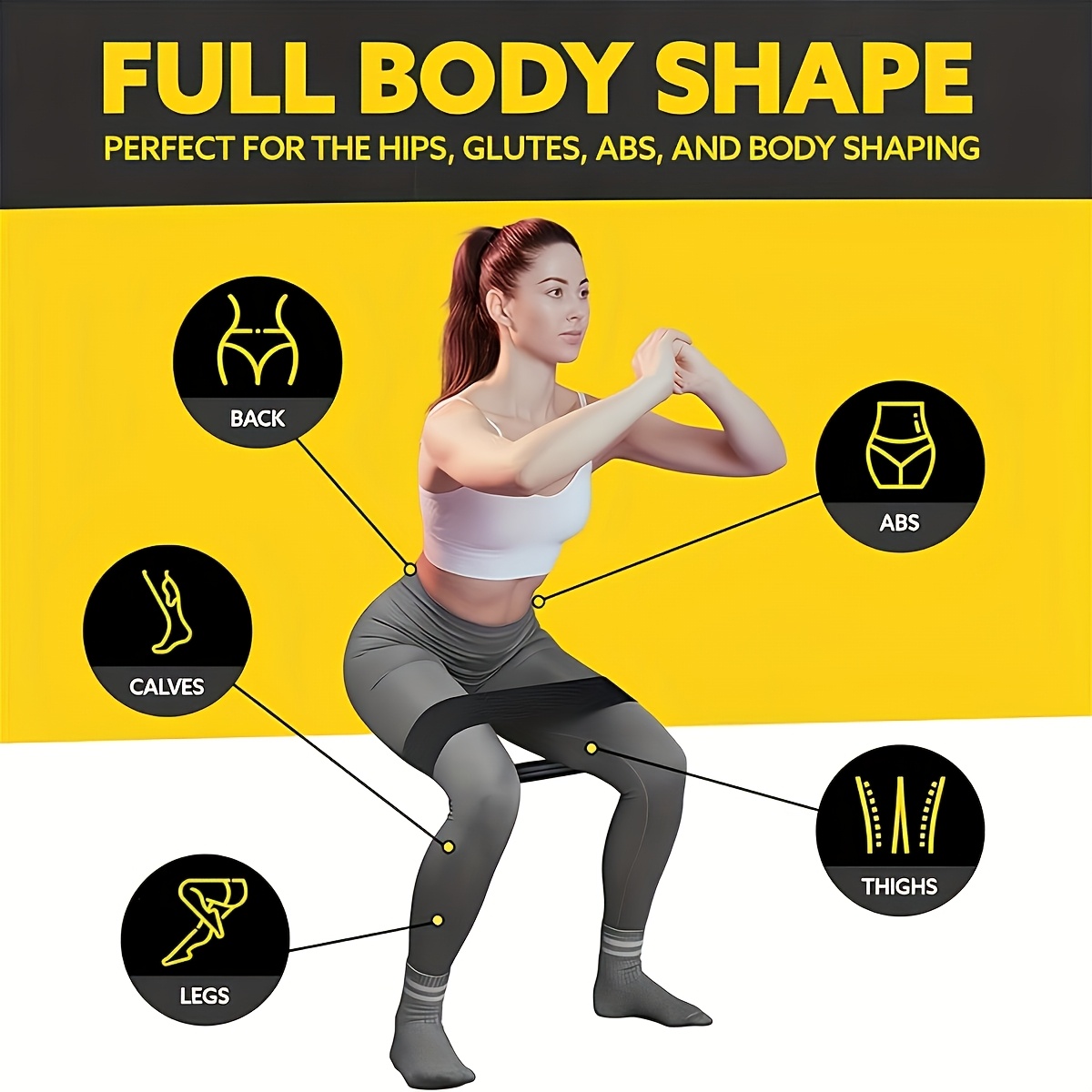 3PCS Resistance Bands Set, Ela - Pilates Yoga Home Workout review and price