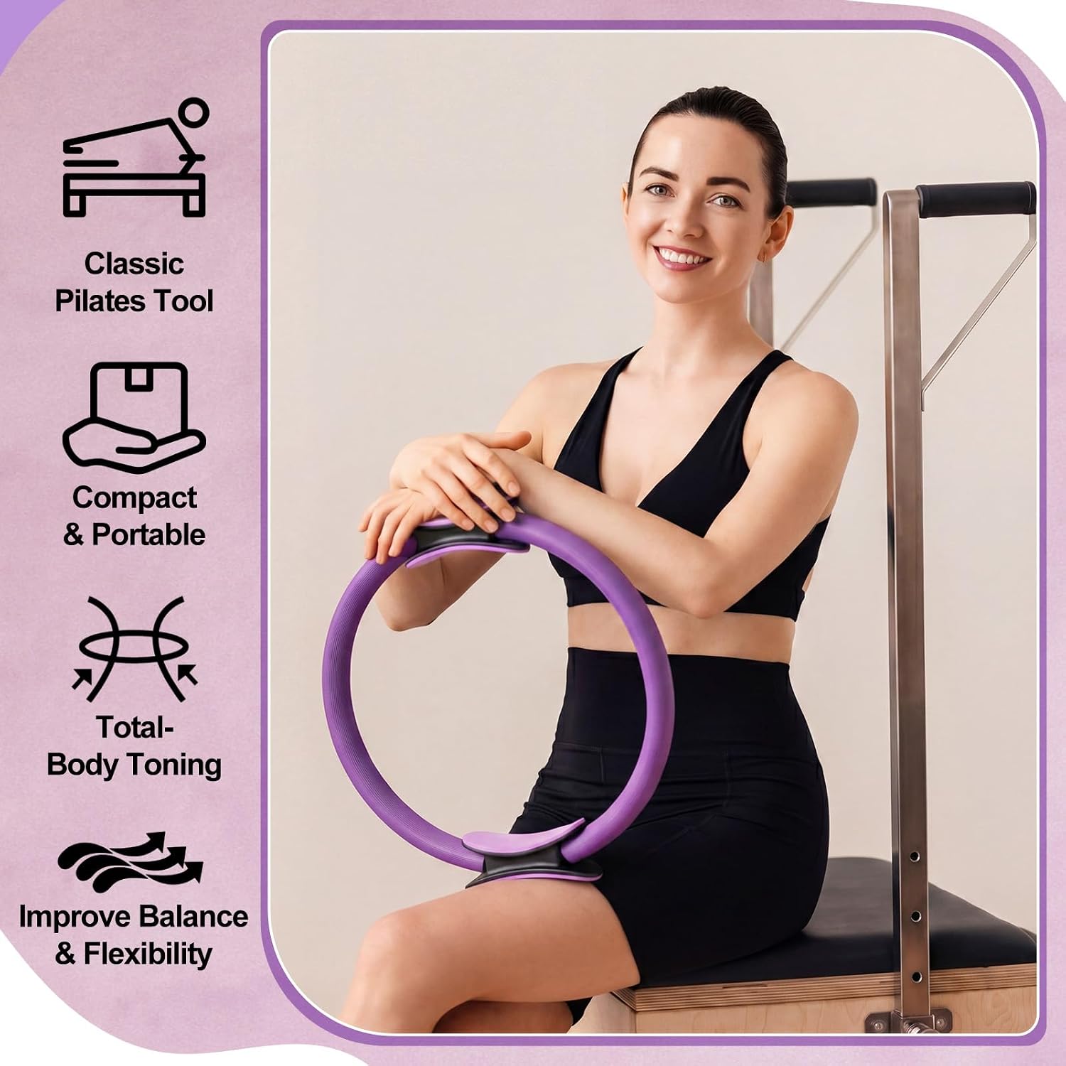 12 Pcs Pilates Ring Set Dual S - Pilates Ring Magic review and price