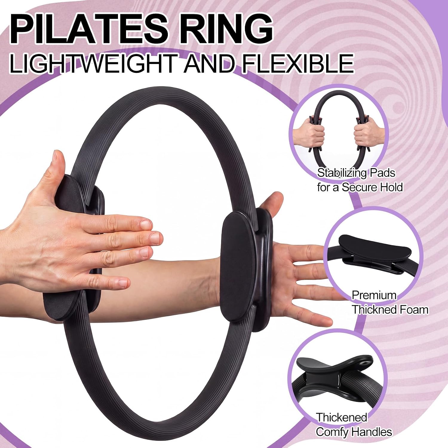 12 Pcs Pilates Ring Set Dual S - Pilates Ring Magic review and price
