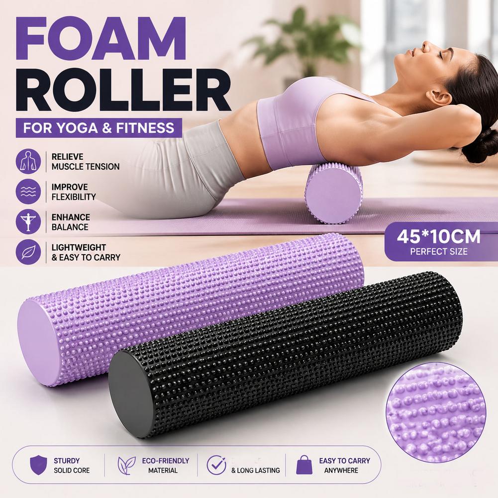 EVA High Density Yoga Foam Rol - Pilates Yoga Home review and price
