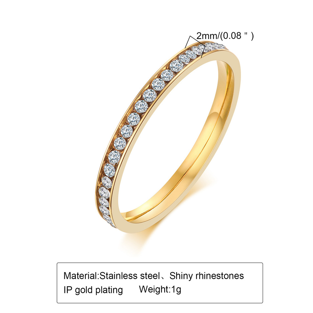 2mm Iced Out Cubic Zirconia Ri - Pilates Ring Magic review and price