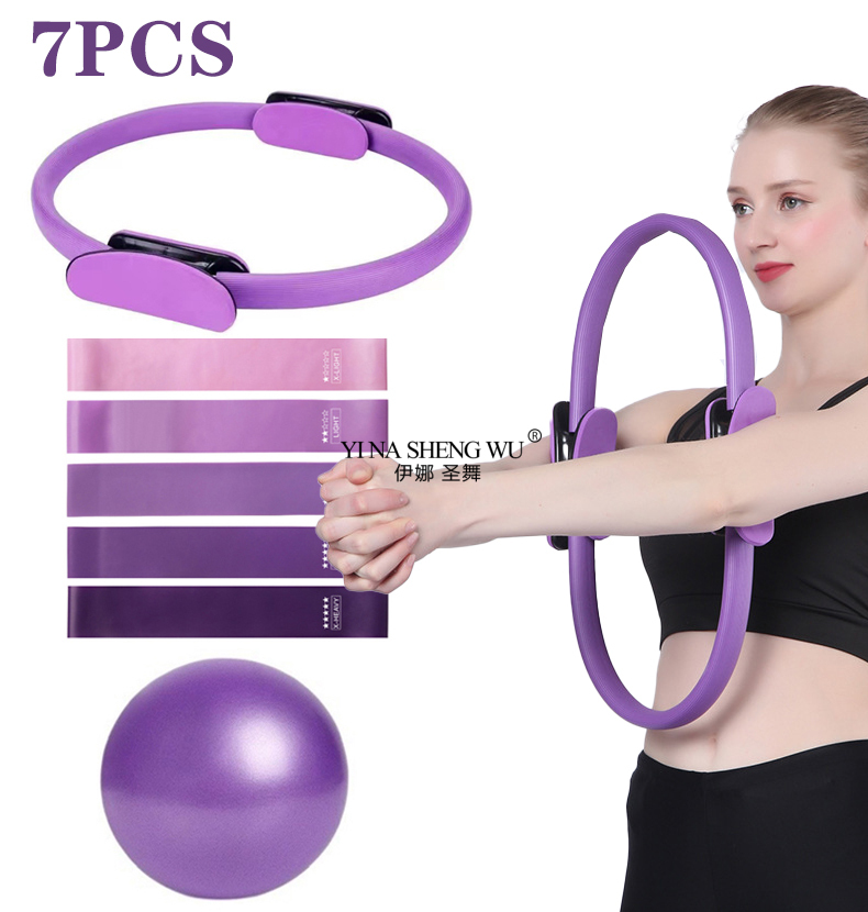 7Pcs Pilates Equipment For Hom - Pilates Ring Magic review and price