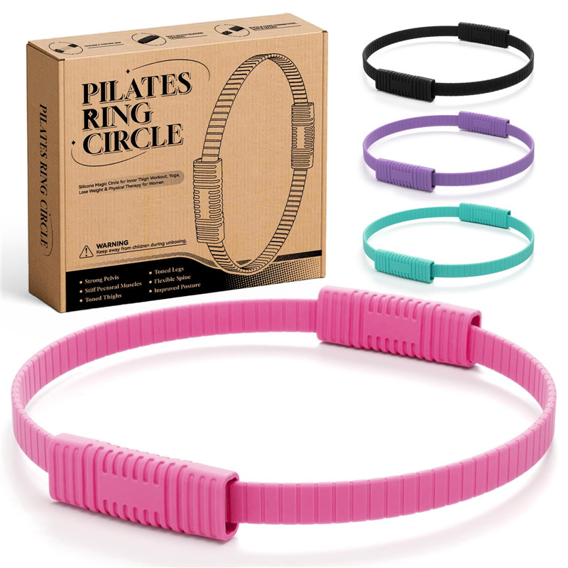 Eco-Friendly Double Handle Sil - Pilates Ring Magic review and price