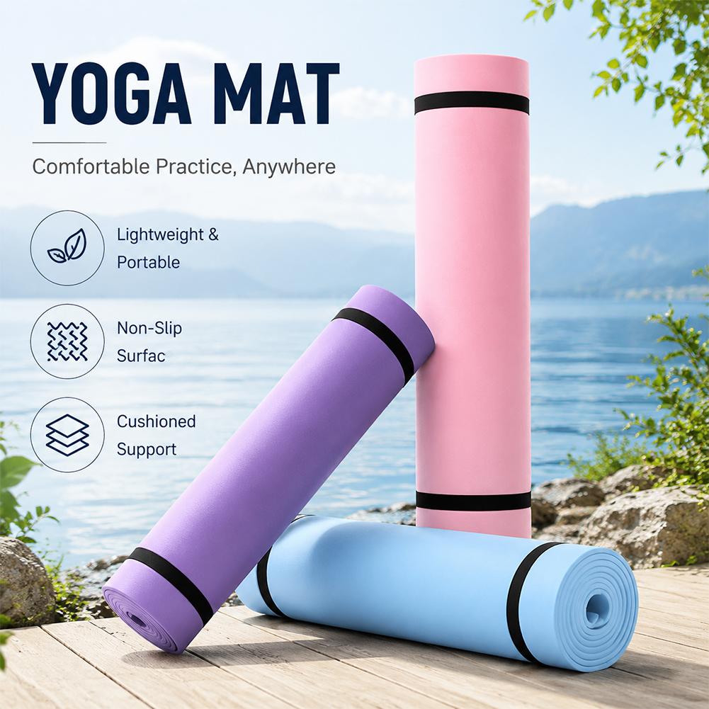 1/2Pcs Thick Yoga Mat Anti-ski - Pilates Yoga Mat review and price