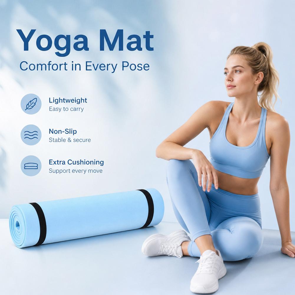 1/2Pcs Thick Yoga Mat Anti-ski - Pilates Yoga Mat review and price