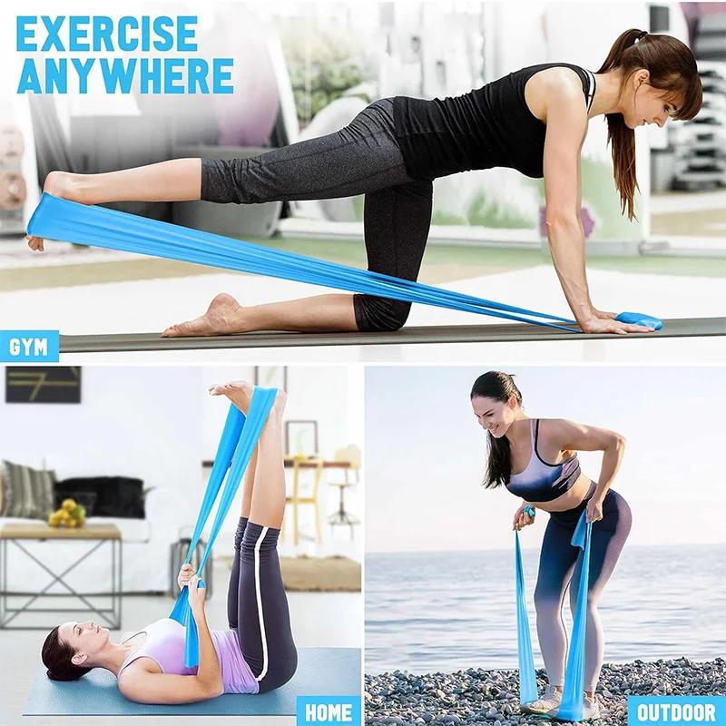 Elastic Yoga Fitness Bands Yog - Pilates Yoga Home Workout review and price