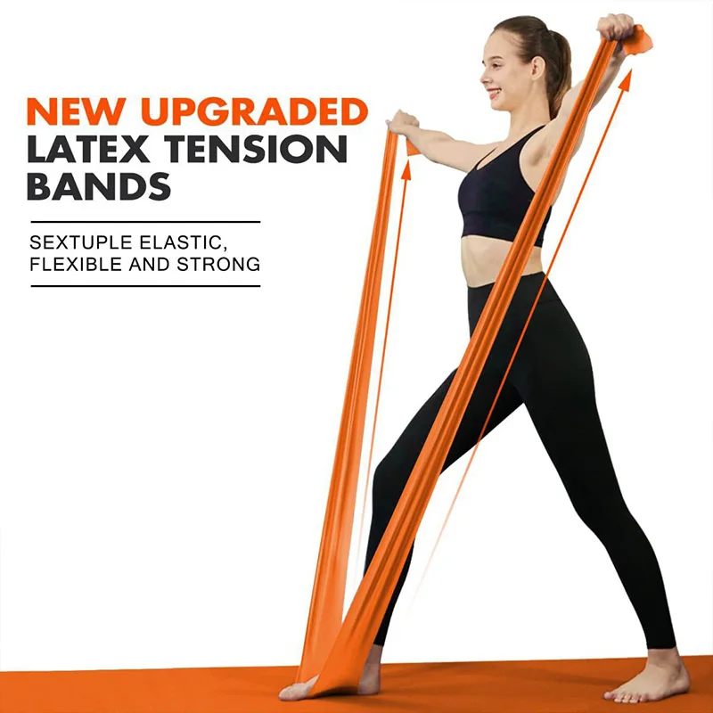 Elastic Yoga Fitness Bands Yog - Pilates Yoga Home Workout review and price